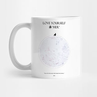 LOVE YOURSELF 承 ‘HER’ Moon Dark Mug